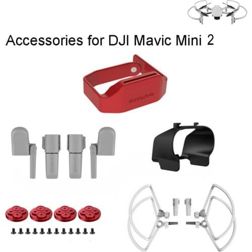 DJI Mavic Mini 2 Drone Accessories Propeller Protective Cover, Propeller Landing Gear Motor Cover, Lens Hood for Mavic Mini 2