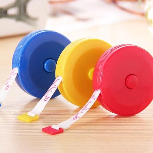 1PC 150cm/60" Tape Measures Portable Retractable Ruler Children Height Ruler Centimeter Inch Roll Sewing Measuring Tape Tool