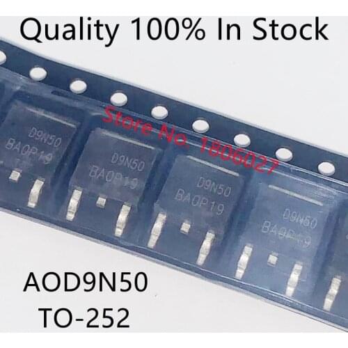 10PCS/ LOT AOD9N50 TO-252 /IPD80P03P4L-07 4P03L07/ FDD7N25LZ /IRFR3710Z / IRFR224 / SMK1820 /IPD85P04P4L-06 4P04L06 / IRFR3704Z