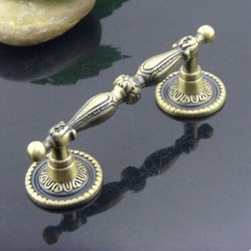 128mm bronze dresser cupboard door handles 96mm red bronze kichen cabinet drawer pulls knob retro furniture handle antique brass