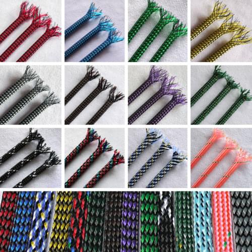 3/5M-PET Expandable Cable Sleeve 25mm Tight Braided High Density Hardness Insulate Line Protect Wire Wrap Sheath Mixed Color