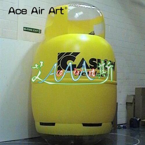 3m H giant inflatable gas bottle/gas tank,gas can/holder model,gas cylinder replica for advertising and promotion
