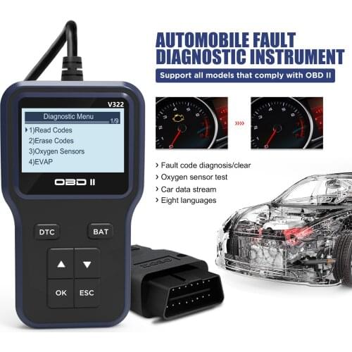 Automobile Fault Diagnostic Instrument Upgraded Universal OBD II Car Scanner Car Engine Fault Code Reader Car Diagnostic Tool