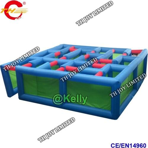 Free door shipping customized inflatable laser tag sport games, commercial inflatable maze obstacle games maze tag for sale