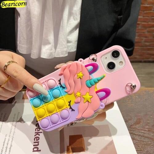 Coin Purses Pop Cases For Samsung Galaxy A50 A70 A40 A30 A30s A20e A10 A10e M01 M02 M32 M11 M21 M31 M51 M12 Unicorn Wallet Cover