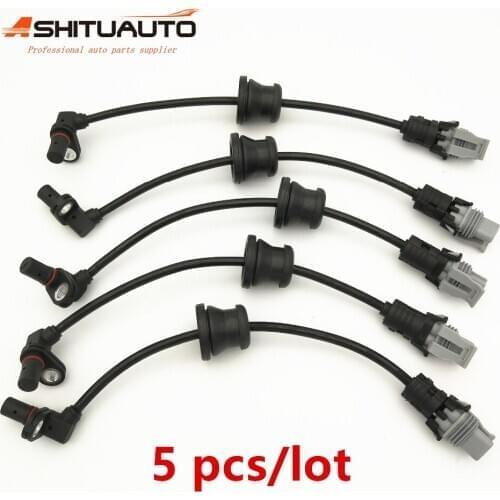 AshituAuto 5pcs/lot ABS Wheel Speed Sensor Rear For Pontiac Chevrolet Equinox Captiva Saturn Opel 2007-2013 OEM# 96626080