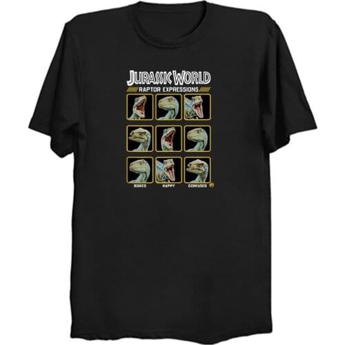 Jurassic Park Tshirts Men T-shirts Casual T Shirt Letter Print Tops Tee Summer Black Clothes Male Shirt Fashion