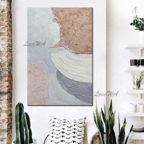Art Modern Simple Abstract Painting New Arrival Oil Paintings 100% Handpainted Picture Canvas Hand-painted Wall Art No Framed