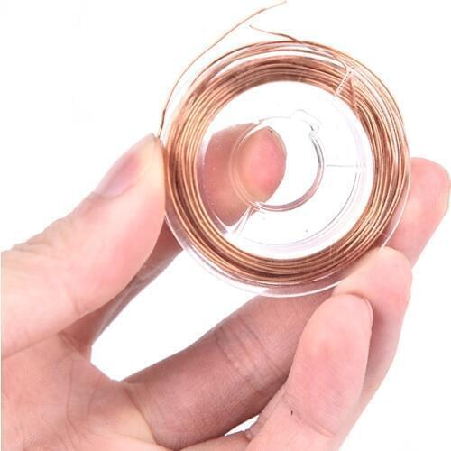 DIY Magnet Wire 0.2mm 0.3mm 0.5mm 0.6mm Enameled Copper Wire Magnetic Coil Winding For Making Electromagnet Motor Model