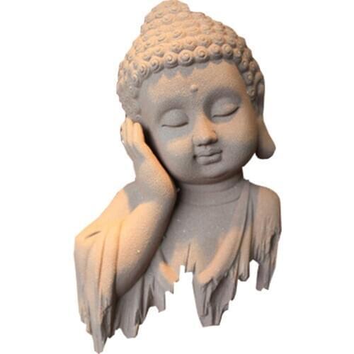 Hot Top Zen Decor Wall Hanging home Ceramic Buddha Bookroom Decoration decor Buddhism Furnishing statue