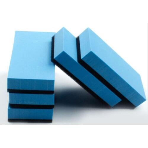 Set Car Coating Sponges Car Coating EVA Sponge Pads Polishing Rectangle Replacement 5Pcs Waxing