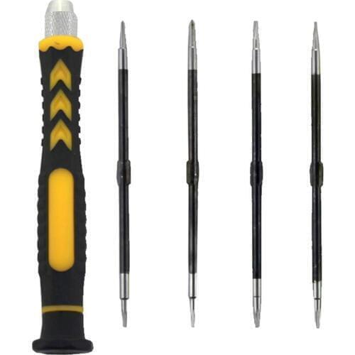5 in 1 Combination Screwdriver Set Key 8801A/8801B T2 T4 T5 T6 PH00 PH000 0.8 1.2 Pentalobe Screwdriver Bits Handle