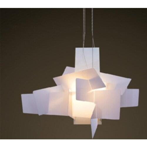 New Resin Nordic Creative Stacking Chandelier Lighting Art Dining Room Hanging Living Room Lamp D65 95cm LED Suspension Pendant