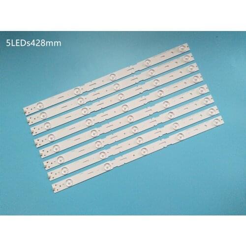 New Kit 8 for TV 40VLE6520BL PCS 5LED 428mm LED Backlight strip SAMSUNG_2013ARC40_3228N1 40-LB-M520 40VLE4421BF