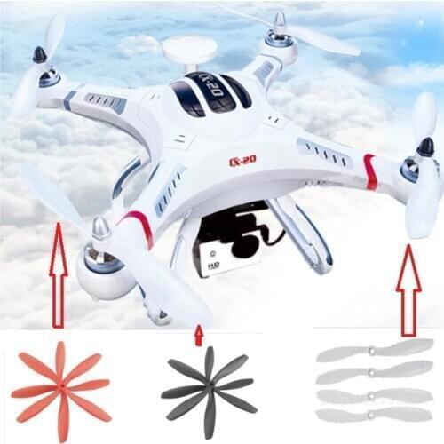 Cheerson CX-20 CX20 Propellers RC Quadcopter Parts Blade 4pcs/set White Black Red RC Drone Parts