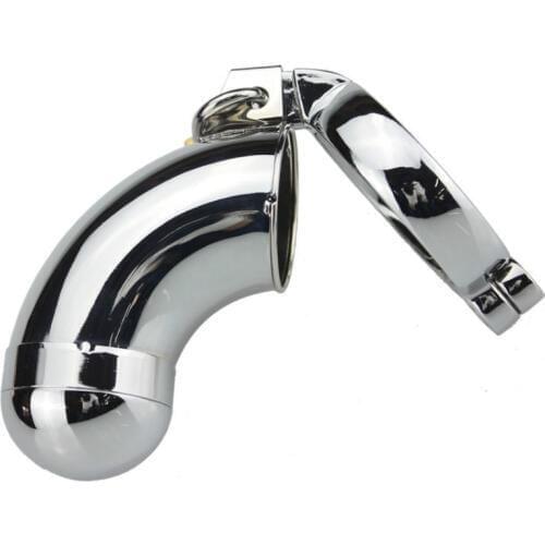 Removable Cock Cage Health Lodge Male Ultra Stainless Steel Metal Public Lock Buckle Penis Cage BDSM Restraint Sex Toy for Male