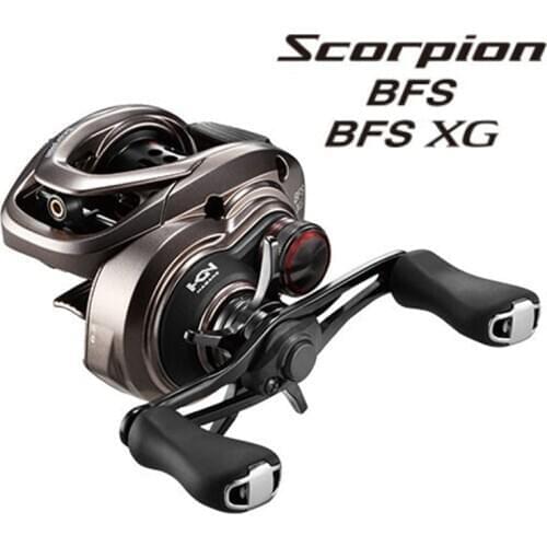 Original SHIMANO SCORPION BFS XG 6.3:1/8.2:1 Gear Ratio 7+1 BB 3.5KG MAX DRAG Low Profile Baitcasting Saltwater Fishing Reel