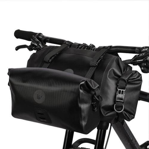Handlebar Bag Full Waterproof Large-capacity Bicycle Bag 2-piece Set Of Mountain Bike Cross-country Long-distance Equipment