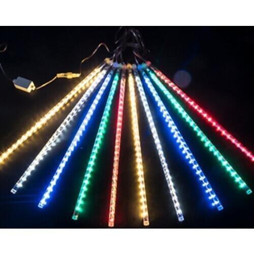 LED Meteor Shower Rain LED Tubes waterproof 110V 220V LED Christmas Lights Wedding Party Garden Xmas String Light Outdoor