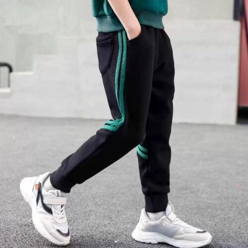 Slim Spring Autumn Thin Casual Pants Boys Kids Trousers Children Clothing Teenagers Formal Outdoor Elastic Waist High Quality