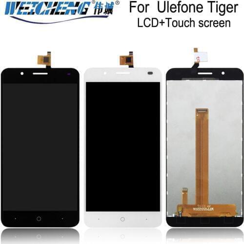 LCD Display For Ulefone Tiger lcd Screen Touch Digitizer Replacement For LCD Ulefone Tiger display phone+Tools