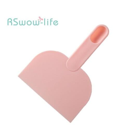 1PCS Handle Plastic Noodle Knife Household Pancake Dough Scraper Knife With Spoon Cake Cream Scraper Baking Tool Kitchen Gadgets