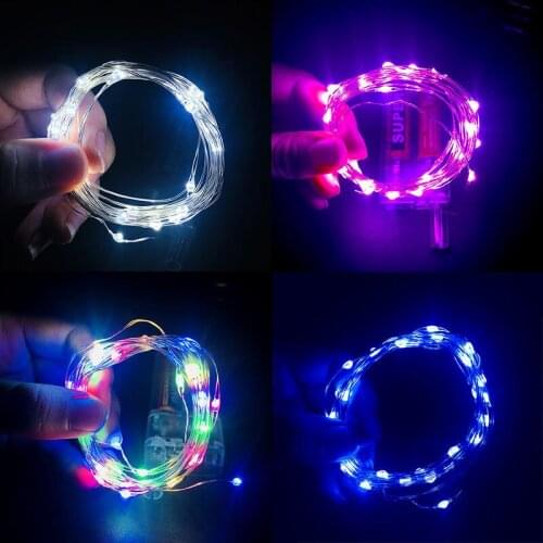 10pcs 3M String Light Christmas Party Indoor Room Decoration Light Led Copper Wire Lamp Waterproof Fairy Light Energy-saving