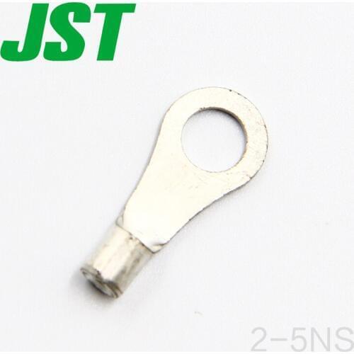 100pcs new JST connector raw spot cold pressed single round ring terminal 2-5NS spot