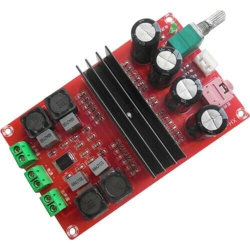 2x100W 2 Channel Amplifier TPA3116D2 2-Channel Digital Audio Amplifier Board 12/24V for Arduino