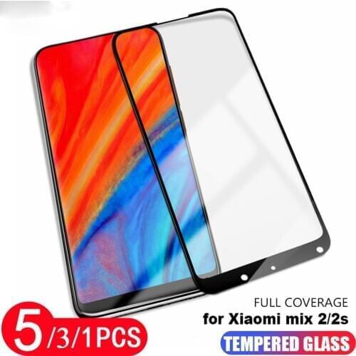 5/3/1Pcs full cover screen protector for xiaomi mi Mix 3 2 2S tempered glass protective film mi Max 3 2 smartphone on the glass