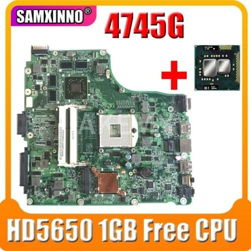Akemy For Acer asipre 4745 4745G Laptop Motherboard MBPSL06001 DA0ZQ1MB8F0 HM55 DDR3 HD5650 1GB Free CPU