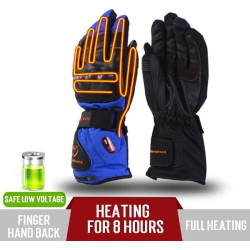 Motorcycle Heating Rider Gloves Waterproof Winter Heated Windproof Guantes Moto Motocicleta Motorbike Riding Warm Racing Glove