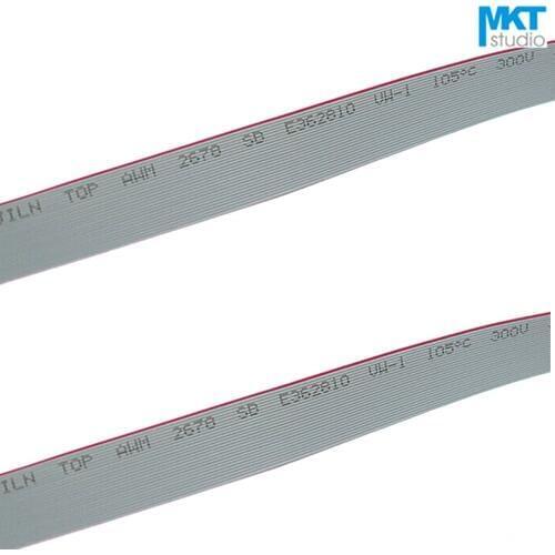 5Meters 0.635mm Pitch Flat Ribbon Cable For 1.27mm FC IDC Shrouded Box Header 6P 8P 10P