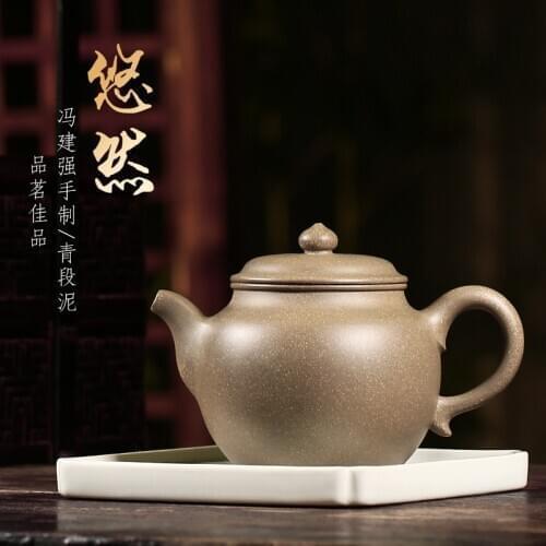 Of the world are recommended yixing all hand green period of teapot high-capacity k.k. fung kung fu tea pot with ease