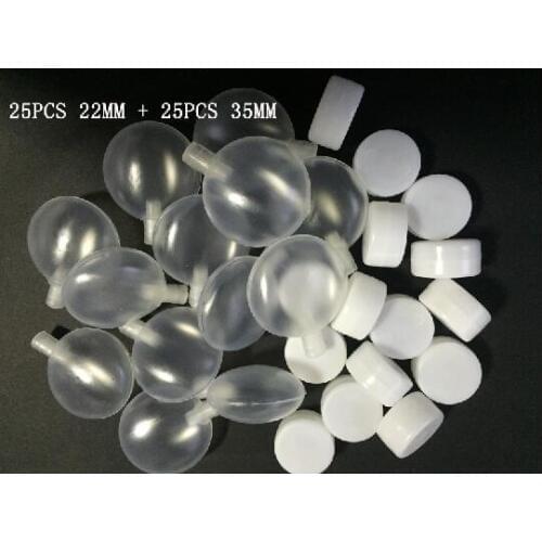 50pcs Pet Baby Squeakers Rattle Ball Noise Maker Insert Dog Toy 22mm for 25pcs+35mm for 25pcs