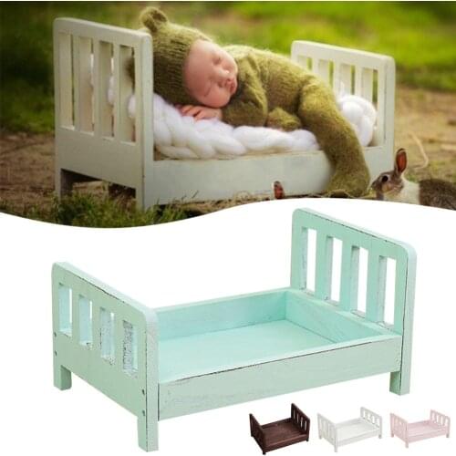 Props Cot Baby Photo Small Wooden Bed Props Bed Posing Baby Photography Props Studio Crib Props for Photo Shoot Posing Sofa
