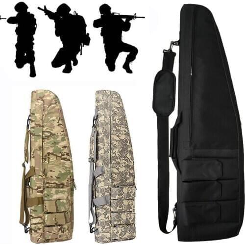 Tactical Gun Bag 118CM Outdoor Sport Hunting Bag Protection Case Airsoft Sniper Gun Carry Rifle Bag Fishing Camping Backpack