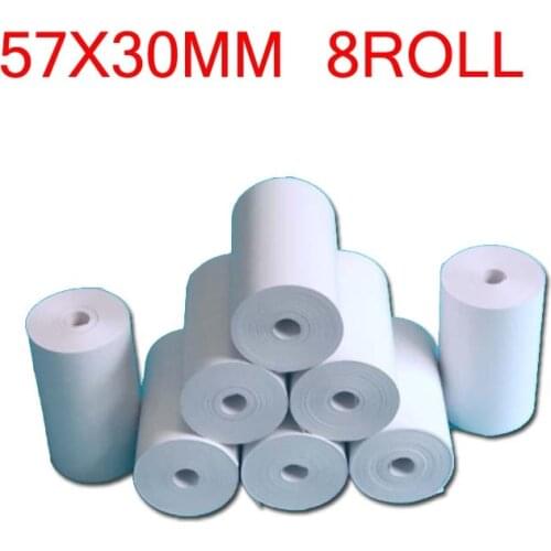 Thermal paper 57 x 30 mm POS printer 10 rolls mobile bluetooth cash register paper rollfor Paperang & Peripage Mini Printer