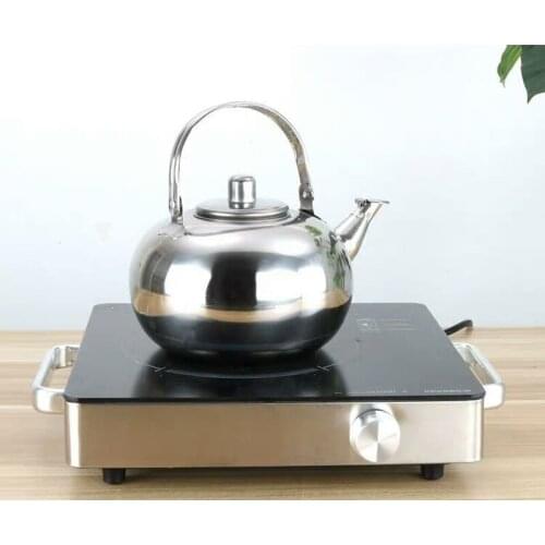 Stainless Steel Thick Teapot Handle Pot Wine Teapot with Filter Linglong Pot Hotel Hotel Home Kettle Stainless Steel Teapot