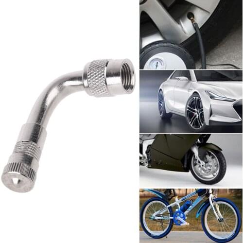Tire -Valve Stem Extenders 90 degree Universal Wheel Tyre-Valve Extender Adapter for Motorcycle Car Truck Bike Scooter Accessory