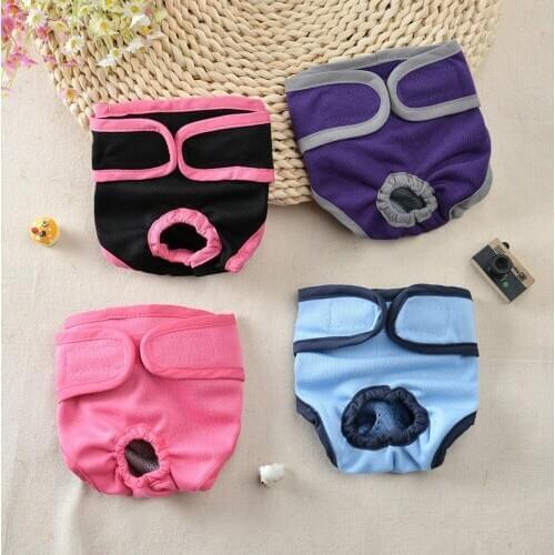 Female Dogs Teddy Golden Retriever Walking Anti-harassment Pants Comfortable Magic Tape Brief Pets Supplies