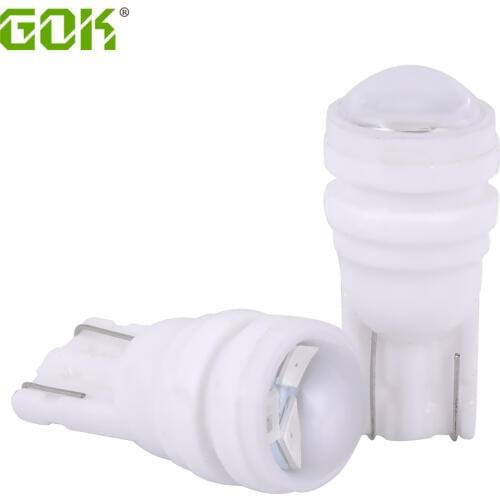 10pcs t10 led bulb w5w t10 3smd led car T10 Ceramic Base