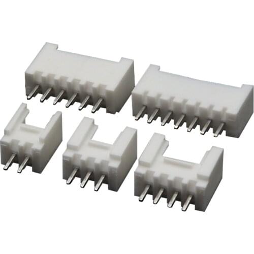 20PCS HY 2.0mm connector HY2.0 buckle straight pin socket 2P 3P 4P 5P 6P 7P 8Pin