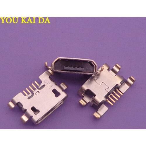 5pcs micro mini usb jack new replacement for Ouktel k6000 pro USB charger charging connector dock port plug top quality