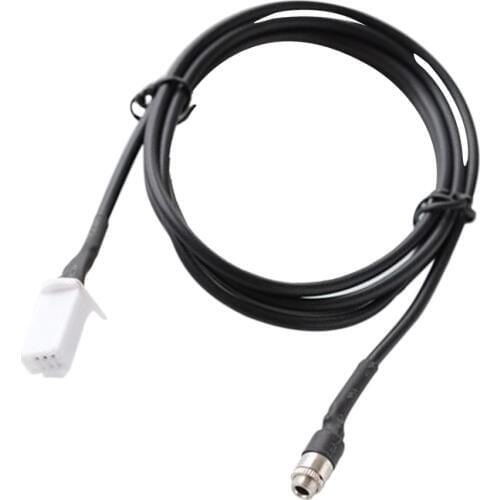 Car AUX Input 3.5mm AUX-in Audio Cable For Suzuki HRV Swift Jimny