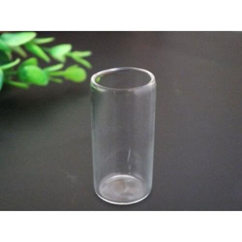 Free ship!! 40x20mm MINI tube shape glass globe pendant vial jewelry glass globe bottle art necklace