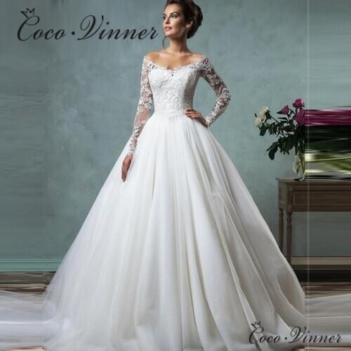 COCO.VINNER V-neck Wedding Dresses