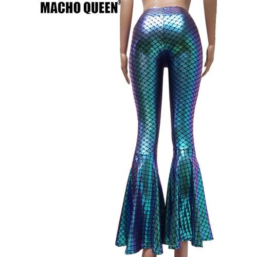 MACHO QUEEN Women's Leather Leggings