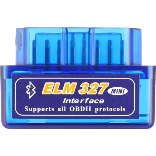 Mini ELM327 V1.5 Bluetooth Compatible OBD2 Scanner 2PCB OBDII ATPPS Code Reader For Android PC OBD 2 II Car Diagnostic Scan Tool