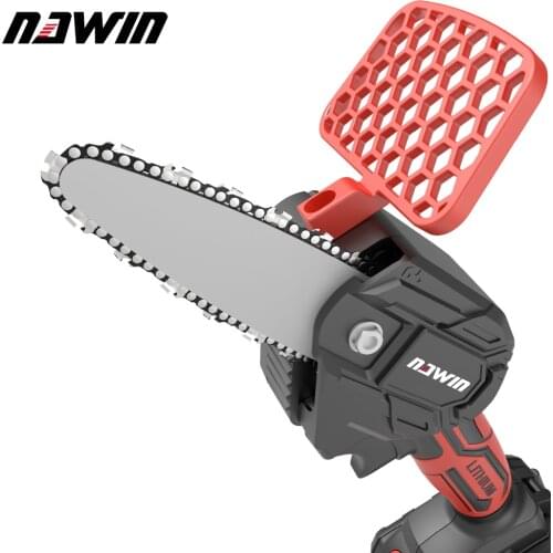 NAWIN Mini Electric Saw Electric Chain Saw Pruning One-handed Garden Tool for 20V Battery Woodworking Power Tools